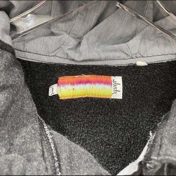 SLVDR Hoodie Button Pullover Sweatshirt Grey Large - Picture 4 of 8